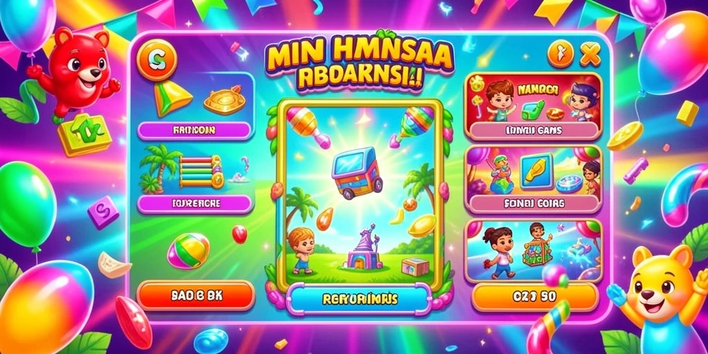 rezego - Screenshot menunjukkan karakter yang dapat dimainkan dengan desain unik.